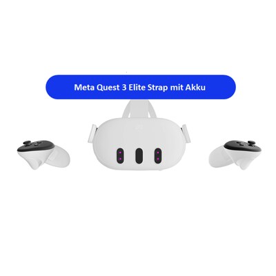 Set 3  günstig Kaufen-Meta Quest 3 Elite Strap mit Akku. Meta Quest 3 Elite Strap mit Akku <![CDATA[• Entwickelt für Meta Quest 3 • Gewicht: 331 g • Premium Headset-Riemen mit integriertem Akku • Bis zu 2 Stunden Akkulaufzeit • Bequemer und stabiler Sitz auch bei ak