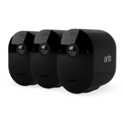 Arlo Pro 5 &Uuml;berwachungskamera au&szlig;en - 3er Set schwarz
