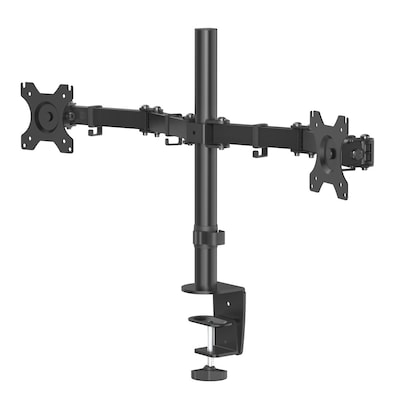 Halter 2 günstig Kaufen-Hama Monitorhalterung 2 Monitore höhenverstellbar schwenk-/neigbar 13“-32". Hama Monitorhalterung 2 Monitore höhenverstellbar schwenk-/neigbar 13“-32" <![CDATA[• Schwenkbar und neigbar • VESA von 75x75 mm bis VESA 100 x