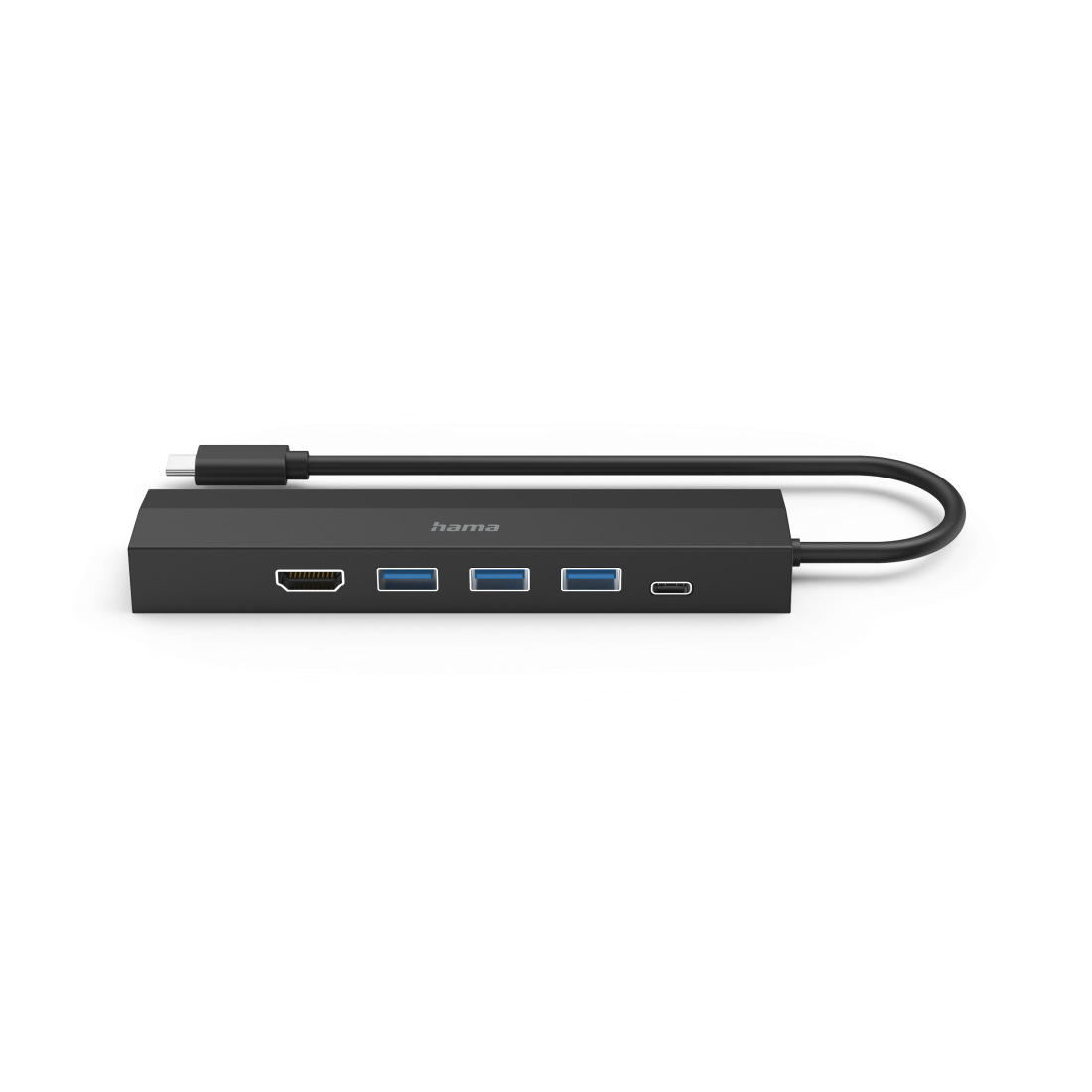 Hama 200144 USB-C Multiport-Hub, schwarz