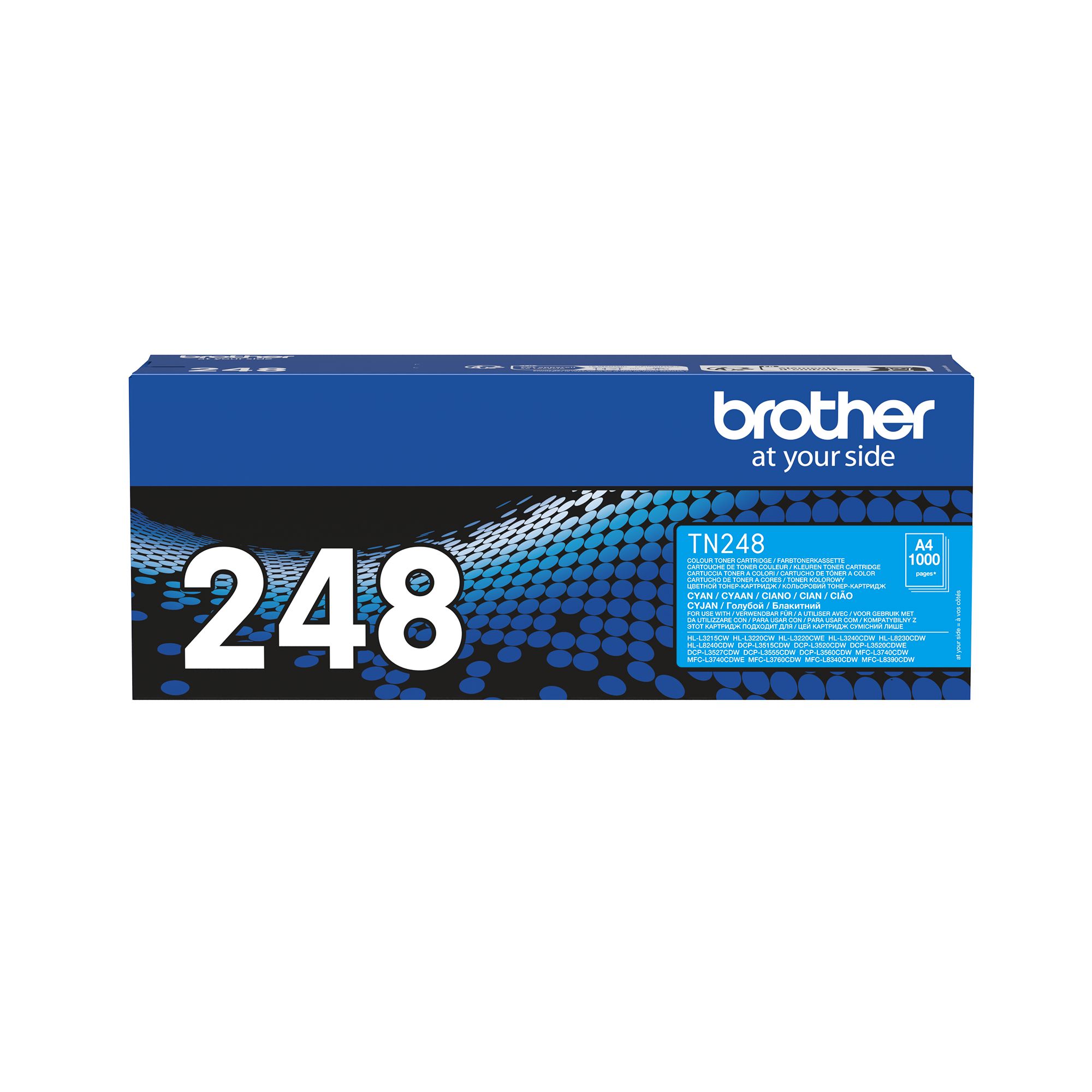 Brother TN-248C Toner Cyan f&uuml;r ca. 1.000 Seiten