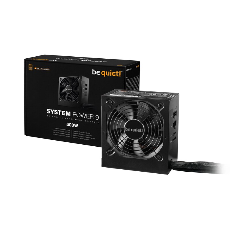 be quiet! System Power 9 CM 500 Watt (120mm Lüfter)