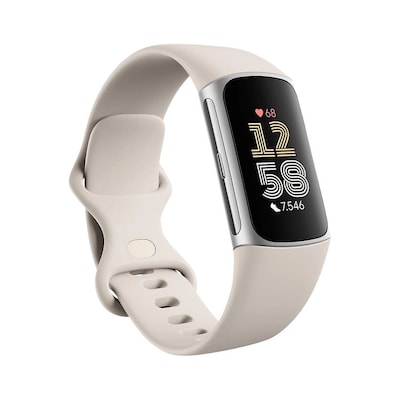 Fitness günstig Kaufen-Fitbit Charge 6 Fitness-Tracker Porcelain. Fitbit Charge 6 Fitness-Tracker Porcelain <![CDATA[• Fitness-Tracker für Erwachsene • 7 Tage Akkulaufzeit • Aluminium Gehäuse • Wasserdichtigkeit: 5 ATM • OLED Touchdisplay]]>. 