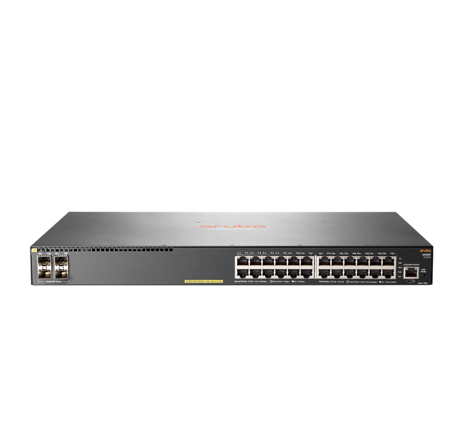 HPE Aruba 2930F 24G PoE+ 4SFP Switch