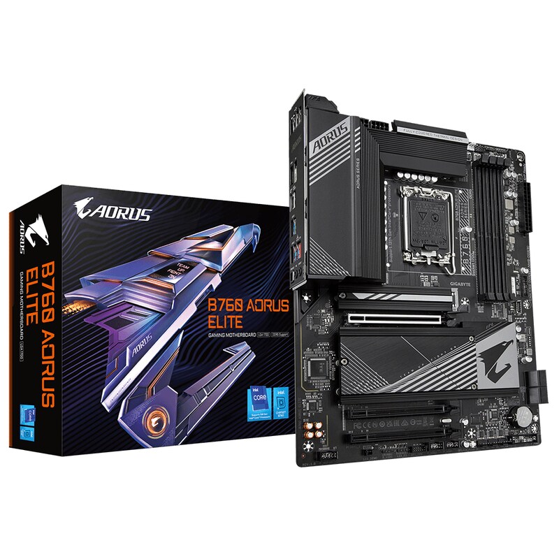 GIGABYTE B760 AORUS ELITE ATX Mainboard Sockel 1700 HDMI/DP/USB-C