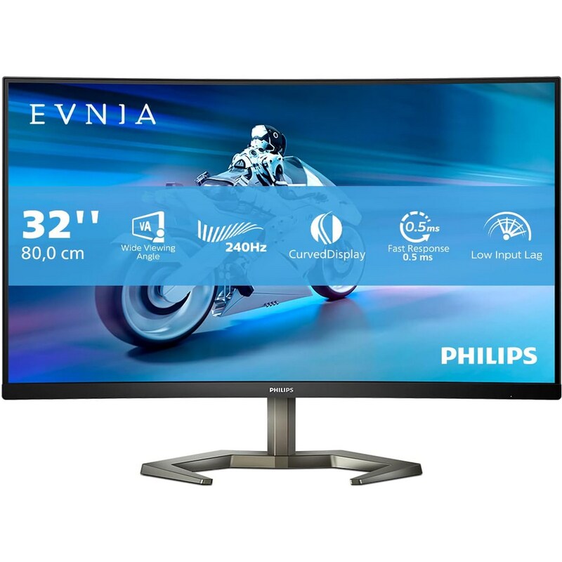 Philips Evnia 32M1C5200W 80cm (31,5") FHD VA Monitor Curved 16:9 HDMI/DP 240Hz