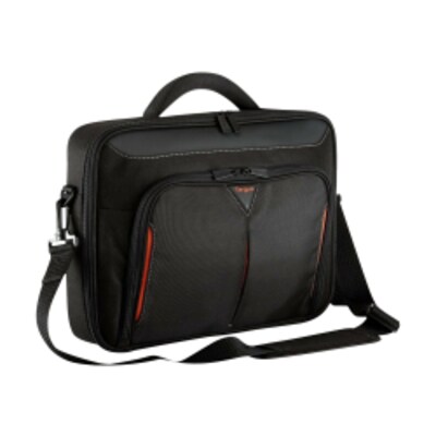 CLASS Tasche günstig Kaufen-Targus Classic+ Clamshell Notebooktasche (15-15,6") schwarz/rot. Targus Classic+ Clamshell Notebooktasche (15-15,6") schwarz/rot <![CDATA[• Für Notebooks, MacBook Pro, Ultrabooks bis 39,6 cm (15,6