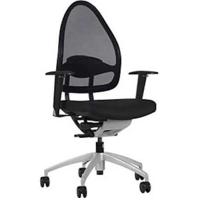 Stuhl mit günstig Kaufen-Topstar Design-Bürodrehstuhl mit Netzrücken, Höhe 550 mm, schwarz. Topstar Design-Bürodrehstuhl mit Netzrücken, Höhe 550 mm, schwarz <![CDATA[• Rückenlehne mit Netzgewebe, dreidimensional beweglich • Mit höhenverstellba