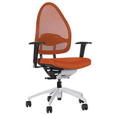 Be Hen günstig Kaufen-Topstar Design-Bürodrehstuhl mit Netzrücken, Höhe 550 mm, orange. Topstar Design-Bürodrehstuhl mit Netzrücken, Höhe 550 mm, orange <![CDATA[• Rückenlehne mit Netzgewebe, dreidimensional beweglich • Mit höhenverstellbare