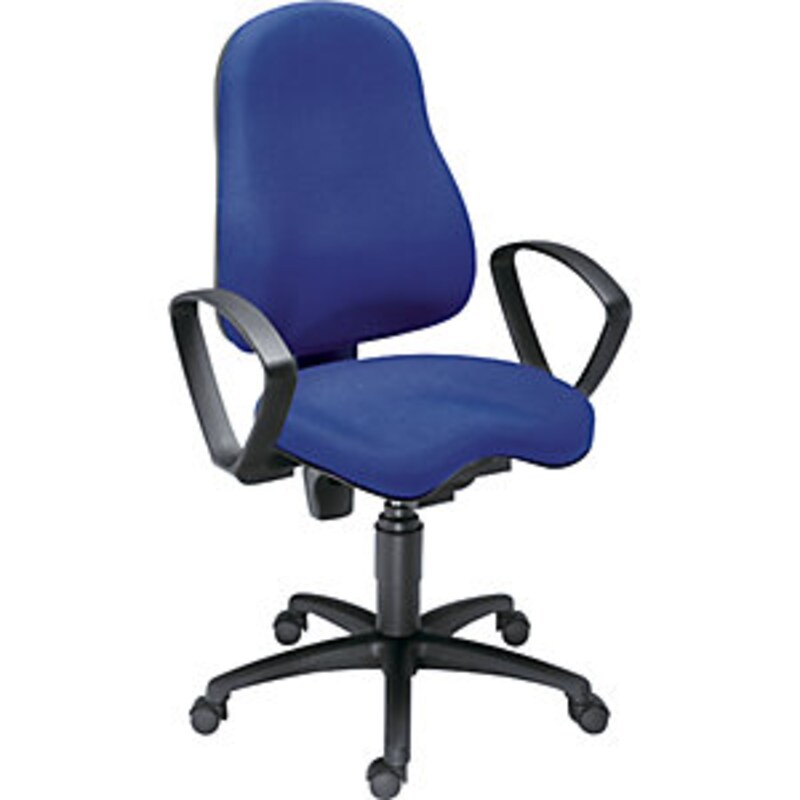 Topstar Operator-Drehstuhl BALANCE 400, Body Balance Tec®, royalblau