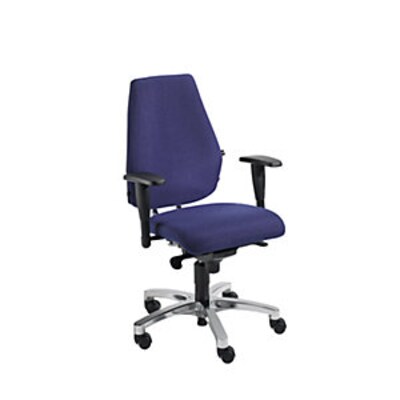 Topstar  Operator-Drehstuhl, Flachsitz mit Knierolle und Body Balance Tec®, blau | 04014296969794