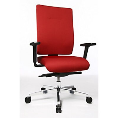 Form S günstig Kaufen-Topstar Bürodrehstuhl PROFI STAR 15, ergonomische Rückenlehne, rot. Topstar Bürodrehstuhl PROFI STAR 15, ergonomische Rückenlehne, rot <![CDATA[• Höhenverstellbare Rückenlehne • Ergonomische Ausformung im Lendenwirbelbereich • 