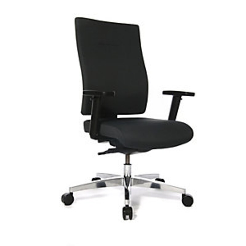 Topstar Bürodrehstuhl PROFI STAR 15, ergonomische Rückenlehne, schwarz