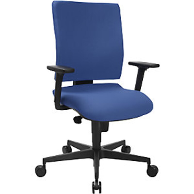 Topstar Bürodrehstuhl SYNCRO CLEAN, Stoffbezug antibakteriell, blau