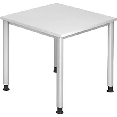 SC Run günstig Kaufen-kaiserkraft Schreibtisch, BxT 800x800 mm, 4 Rundrohrbeine, weiß. kaiserkraft Schreibtisch, BxT 800x800 mm, 4 Rundrohrbeine, weiß <![CDATA[• Spanplatte • Melaminharzbeschichtet]]>. 