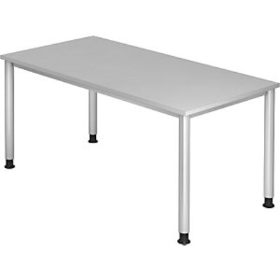 se bei günstig Kaufen-kaiserkraft Schreibtisch, BxT 1600x800 mm, 4 Rundrohrbeine, lichtgrau. kaiserkraft Schreibtisch, BxT 1600x800 mm, 4 Rundrohrbeine, lichtgrau <![CDATA[• Spanplatte • Melaminharzbeschichtet]]>. 