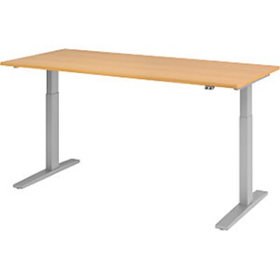 He is  günstig Kaufen-kaiserkraft UPLINER-K-Schreibtisch,elek.verstellbar, BxT 1800x800mm, Buche-Dek.. kaiserkraft UPLINER-K-Schreibtisch,elek.verstellbar, BxT 1800x800mm, Buche-Dek. <![CDATA[• melaminharzbeschichtete Spanplatte • 25 mm starke Tischplatte in vielen Farben.