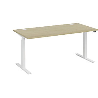 Do in günstig Kaufen-kaiserkraft Schreibtisch BOTTOM-UP white, BxT 1800x800 mm, Akazie-Dekor. kaiserkraft Schreibtisch BOTTOM-UP white, BxT 1800x800 mm, Akazie-Dekor <![CDATA[• melaminharzbeschichtete Spanplatte • Tischplatte 25 mm stark, zwei Kabeldurchlassdosen. • Ele