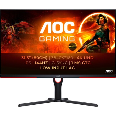 AOC AGON U32G3X 80cm (31,5") 4K IPS Gaming Monitor 16:9 HDMI/DP 144Hz 1ms Sync
