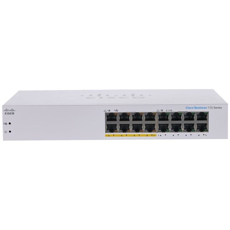 Cisco CBS110-16PP-EU Business 110 Series unmanaged Switch