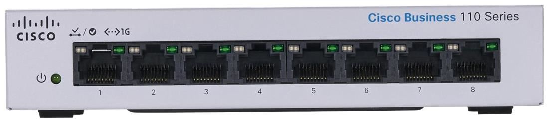 Cisco CBS110-8PP-D-EU Business 110 Series unmanaged Switch