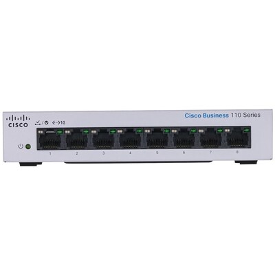 11 W günstig Kaufen-Cisco CBS110-8PP-D-EU Business 110 Series unmanaged Switch. Cisco CBS110-8PP-D-EU Business 110 Series unmanaged Switch <![CDATA[• 8x GB-LAN (davon 4x PoE) • Je PoE Port max. 15 W (Gesamtbudget 32 W) • Lüfterlos]]>. 