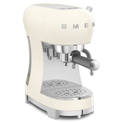 SMEG ECF02CREU 50's Style Espresso-Kaffeemaschine Creme