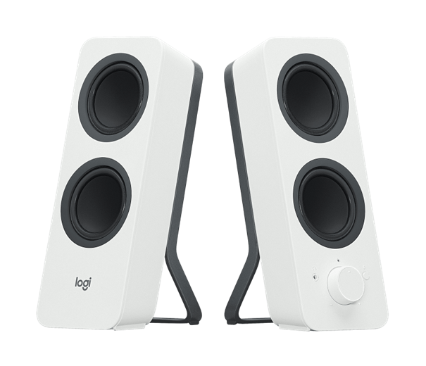 Logitech Z150 PC-Stereo-Lautsprechersystem wei&szlig;