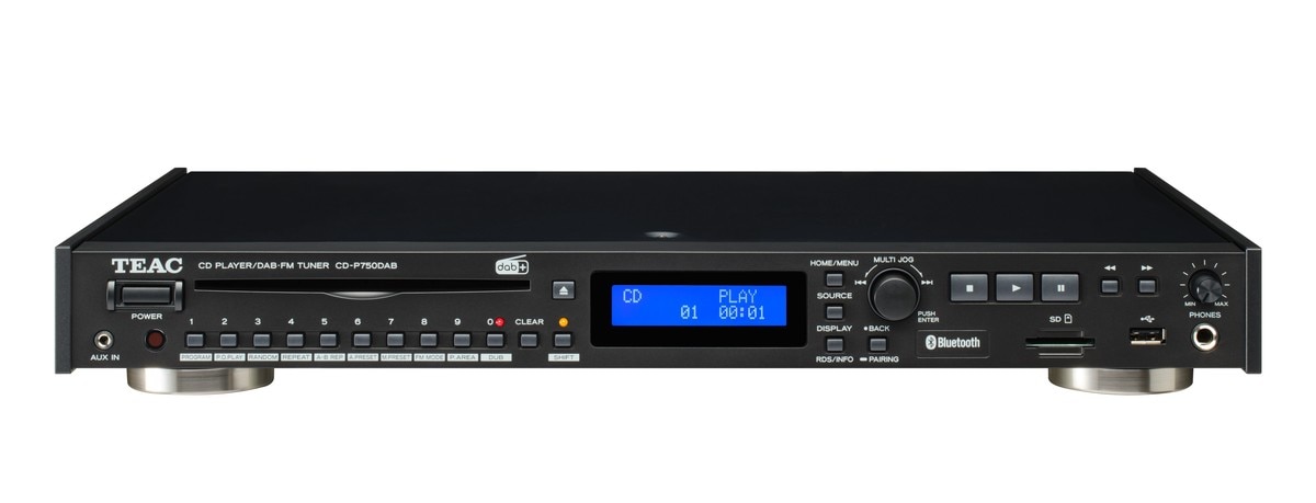 Teac CD-P750DAB-B CD-Player / DAB+ - FM Radio mit Bluetooth