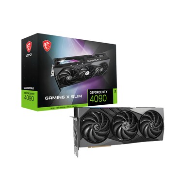 MSI GeForce RTX 4090 Gaming X Slim 24GB GDDR6X Gaming Grafikkarte 2xDP/2xHDMI