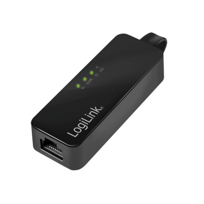 TEC 100 günstig Kaufen-LogiLink UA0184 USB 3.0 zu Gigabit Adapter. LogiLink UA0184 USB 3.0 zu Gigabit Adapter <![CDATA[• Adapter USB 3.0 A/Stecker auf RJ45/Buchse • Bandbreite: 10/100/1000 MBit/s mit Auto MDIX • Automatische Geschwindigkeitserkennung • Unterstützt sowo