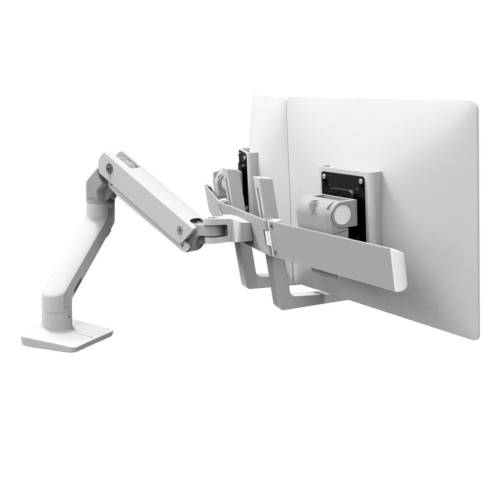 Ergotron HX Dual Monitor Arm f&uuml;r 2 Monitore, Tischhalterung (wei&szlig;)