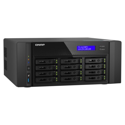 QNAP TS-h1290FX-7302P-256G NAS System 12-Bay