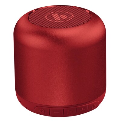 bluetooth günstig Kaufen-Hama Bluetooth-Lautsprecher Drum 2.0, 3,5W, Rot. Hama Bluetooth-Lautsprecher Drum 2.0, 3,5W, Rot <![CDATA[• Mit Bluetooth 5.0 • Bis zu 8 Stunden Akkulaufzeit • True-Wireless-Stereo]]>. 