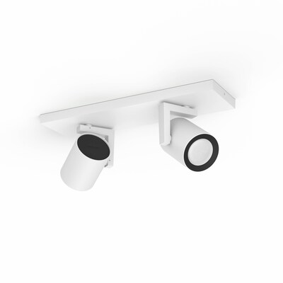 Philips Hue White & Color Ambiance Argenta Deckenleuchte weiß • 2er-Spot