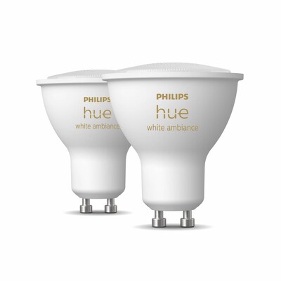 Philips Hue White Ambiance GU10 Doppelpack 2x350lm