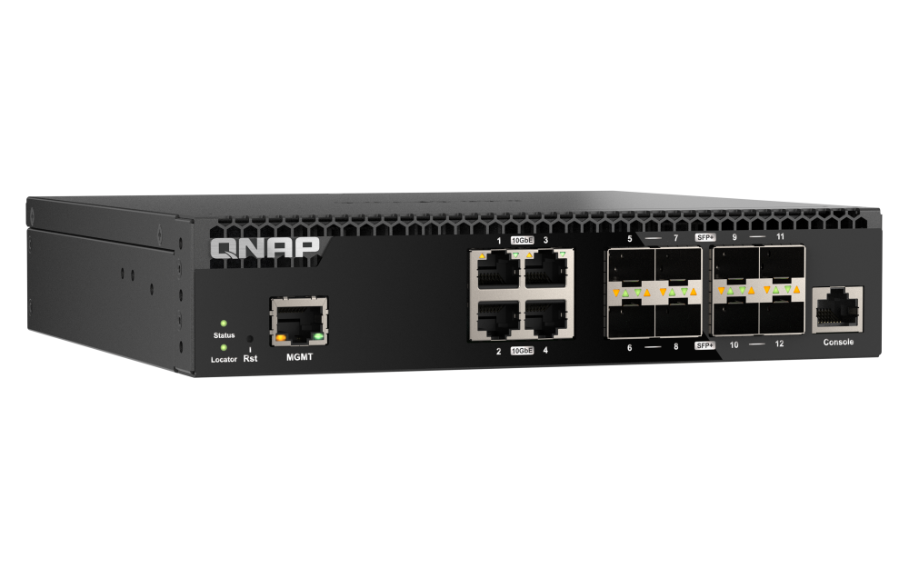 QNAP QSW-M3212R-8S4T 10 GbE Switch Managed 12-Port