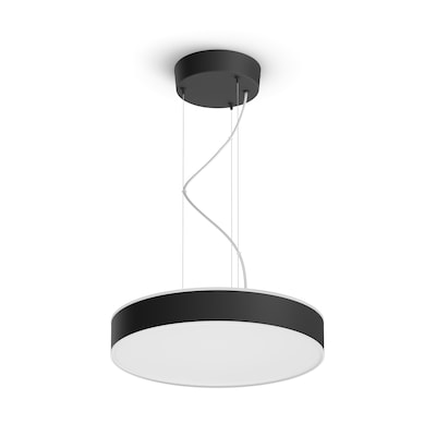 Philips Hue White Amb. Enrave Pendelleuchte schwarz 4500lm inkl. Dimmschalter