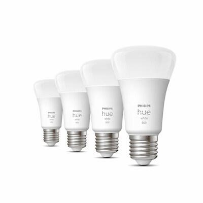 Philips Hue White E27 Viererpack 4x806lm 60W