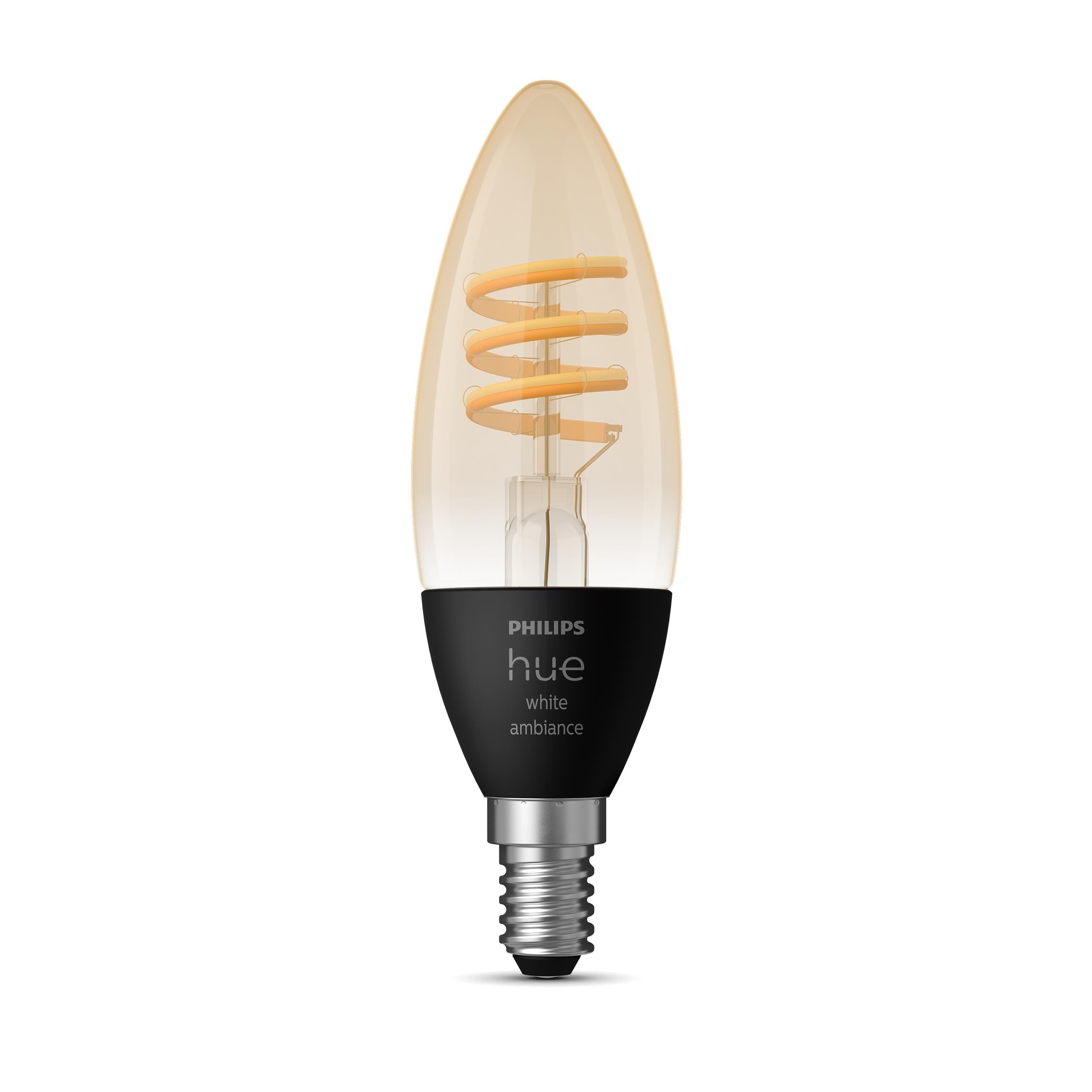 *Philips Hue White Ambiance Filament E14 Einzelpack 350l 4,6W