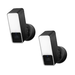 Eve Cam Outdoor - smarte Flutlichtkamera Apple HomeKit, 2er Pack