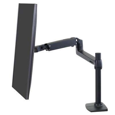 mit 60 günstig Kaufen-Ergotron LX Monitor Arm mit hoher Säule, Tischhalterung (schwarz). Ergotron LX Monitor Arm mit hoher Säule, Tischhalterung (schwarz) <![CDATA[• Für Monitore bis 34