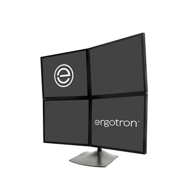 Ergotron DS100 Standfuß vier Monitore