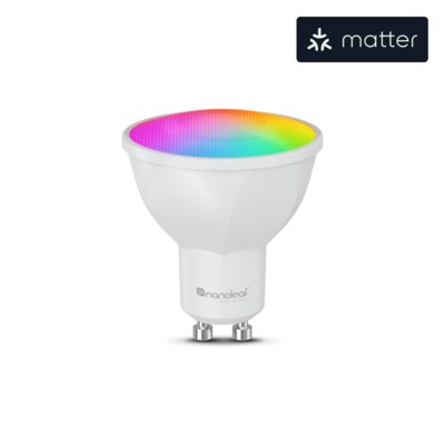 Matter Smart günstig Kaufen-Nanoleaf Essentials Matter Smart Bulb GU10 LED-Leuchtmittel NF080802-1GU10. Nanoleaf Essentials Matter Smart Bulb GU10 LED-Leuchtmittel NF080802-1GU10 <![CDATA[• Austauschtype: LED-Lampe / Sockel: GU10 / Lichtfarbe: RGBCW • Leistung: 5 Watt • Energi