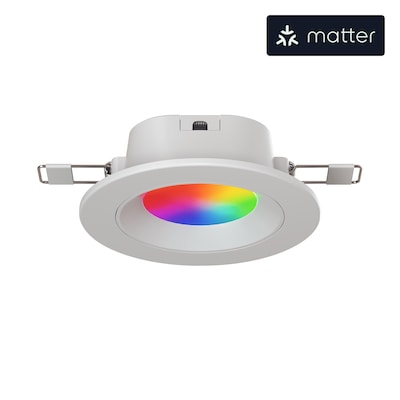 Lampe mit günstig Kaufen-Nanoleaf Essentials Matter Smart Spot LED-Leuchtmittel NF080D02-1W3. Nanoleaf Essentials Matter Smart Spot LED-Leuchtmittel NF080D02-1W3 <![CDATA[• Austauschtype: LED-Lampe / Lichtfarbe: RGBCW • Leistung: 6 Watt • Energieeffizienzklasse: G • Gewic