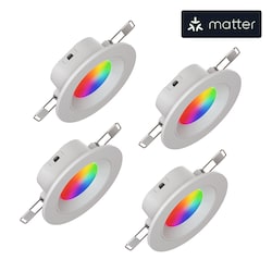 Nanoleaf Essentials Matter Smart Spot LED-Leuchtmittel 4er-Pack