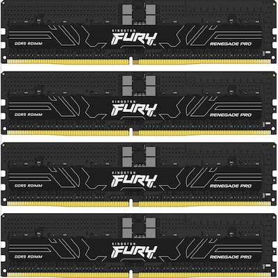 in 2 günstig Kaufen-128GB(4x32) Kingston FURY Renegade Pro DDR5-6000 RAM CL32 ECC Reg RDIMM Speicher. 128GB(4x32) Kingston FURY Renegade Pro DDR5-6000 RAM CL32 ECC Reg RDIMM Speicher <![CDATA[• 128 GB (RAM-Module: 4 Stück) • DDR5-RAM 6000 MHz reg. ECC • CAS Latency (C