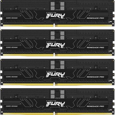 In 1 günstig Kaufen-128GB(4x32) Kingston FURY Renegade Pro DDR5-6400 RAM CL32 ECC Reg RDIMM Speicher. 128GB(4x32) Kingston FURY Renegade Pro DDR5-6400 RAM CL32 ECC Reg RDIMM Speicher <![CDATA[• 128 GB (RAM-Module: 4 Stück) • DDR5-RAM 6400 MHz reg. ECC • CAS Latency (C