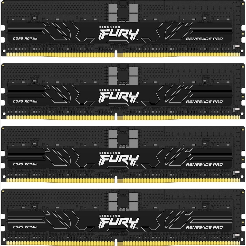 64GB(4x16) Kingston FURY Renegade Pro DDR5-6800 RAM CL34 ECC Reg RDIMM Speicher