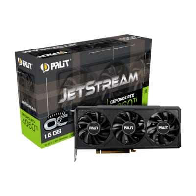 Jetstream günstig Kaufen-PALIT GeForce RTX 4060 JetStream OC 16GB. PALIT GeForce RTX 4060 JetStream OC 16GB <![CDATA[• GeForce RTX 4060Ti , Ada Lovelace mit DLSS 3 • 16GB GDDR6-RAM (128bit-Speicherinterface) 18 Gbps 288 Gbit/s • Coretakt: 2310 (Boost 2595) MHz • 3xDP, 1xH